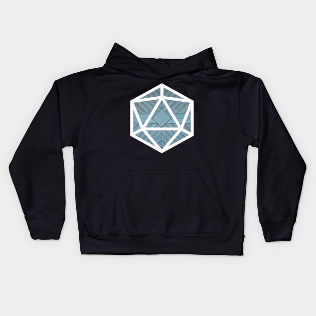 D20 Decal Badge -Lawful Axiom Kids Hoodie by aaallsmiles